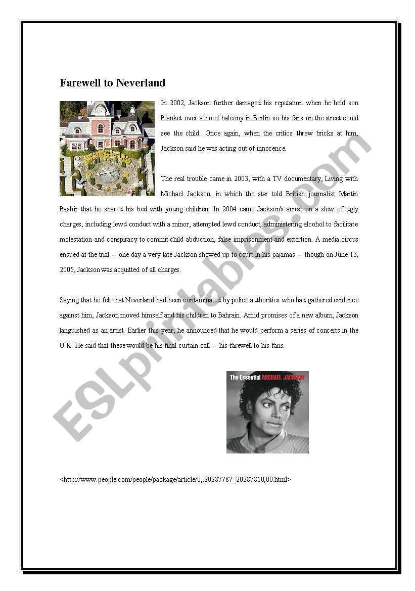 Superstar Michael Jackson page 4