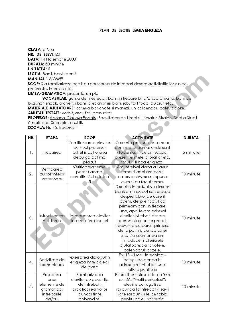 english-worksheets-lesson-plan-for-an-english-lesson