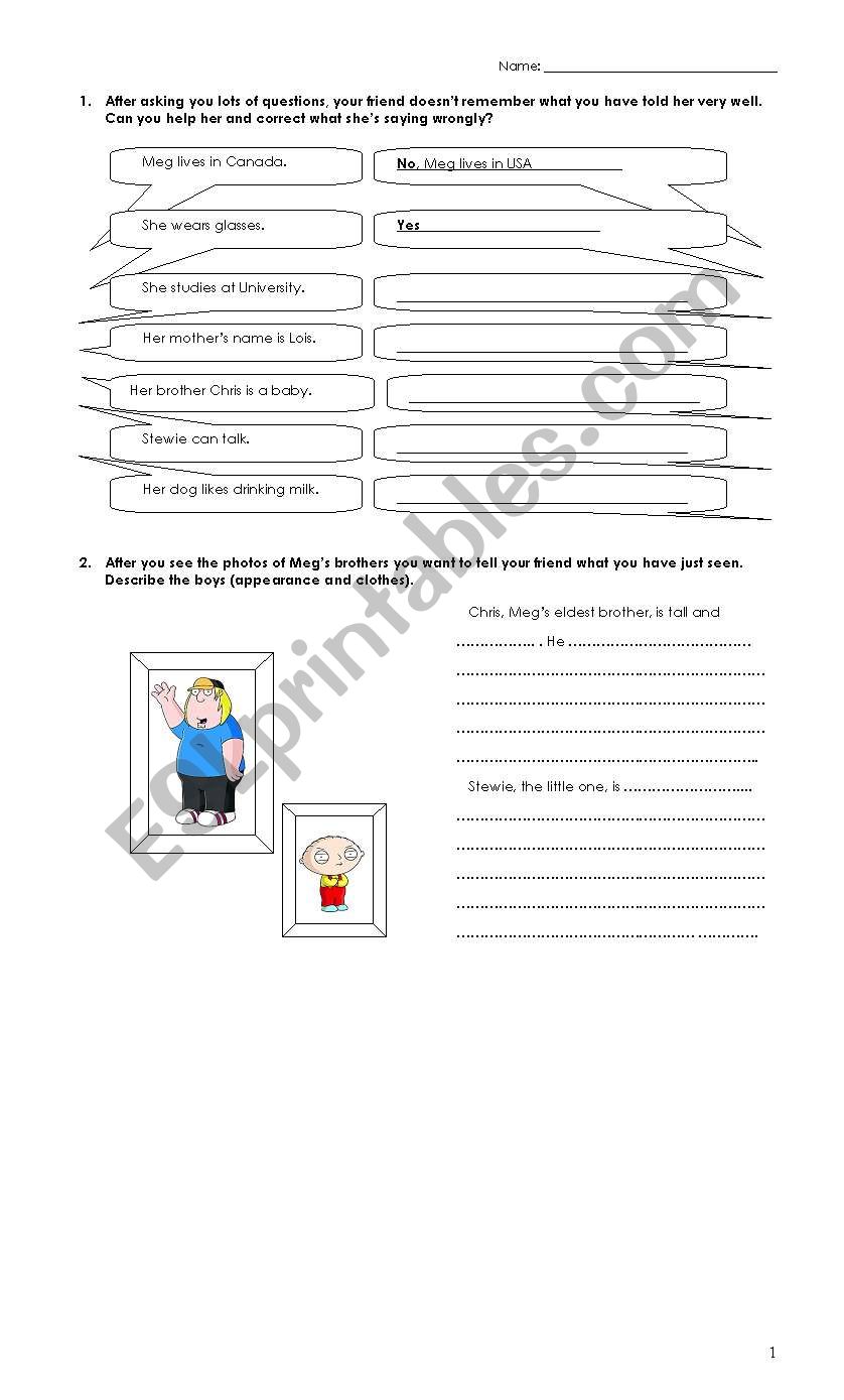 Exam - Second Part worksheet