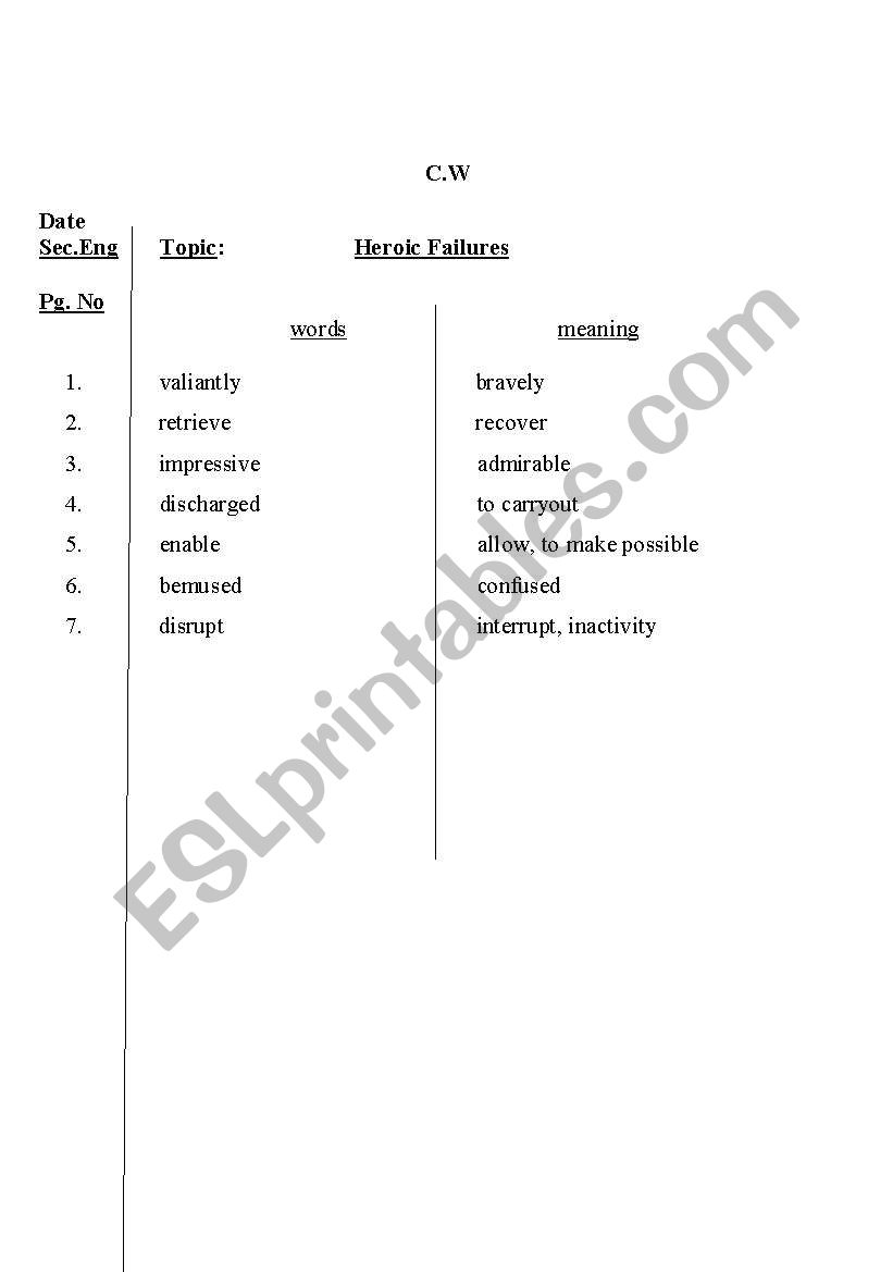 works sheet worksheet