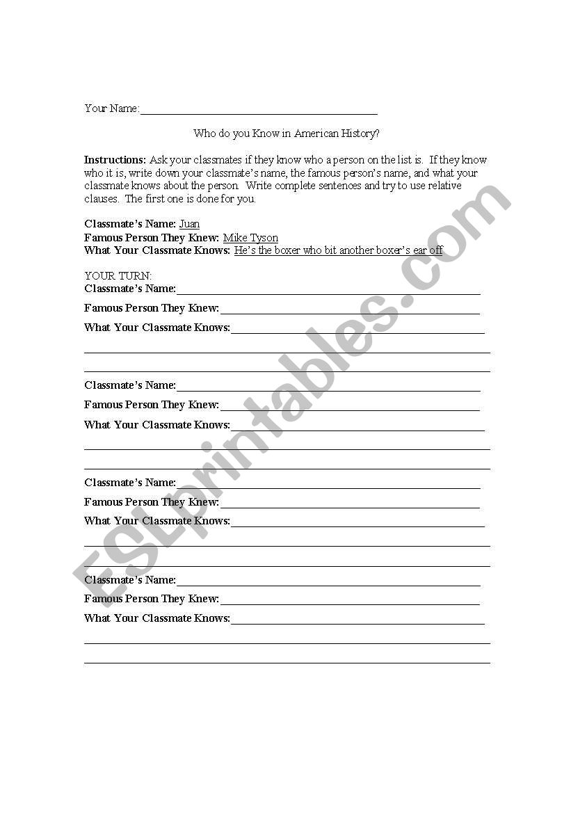 American History Relative Clause Mixer