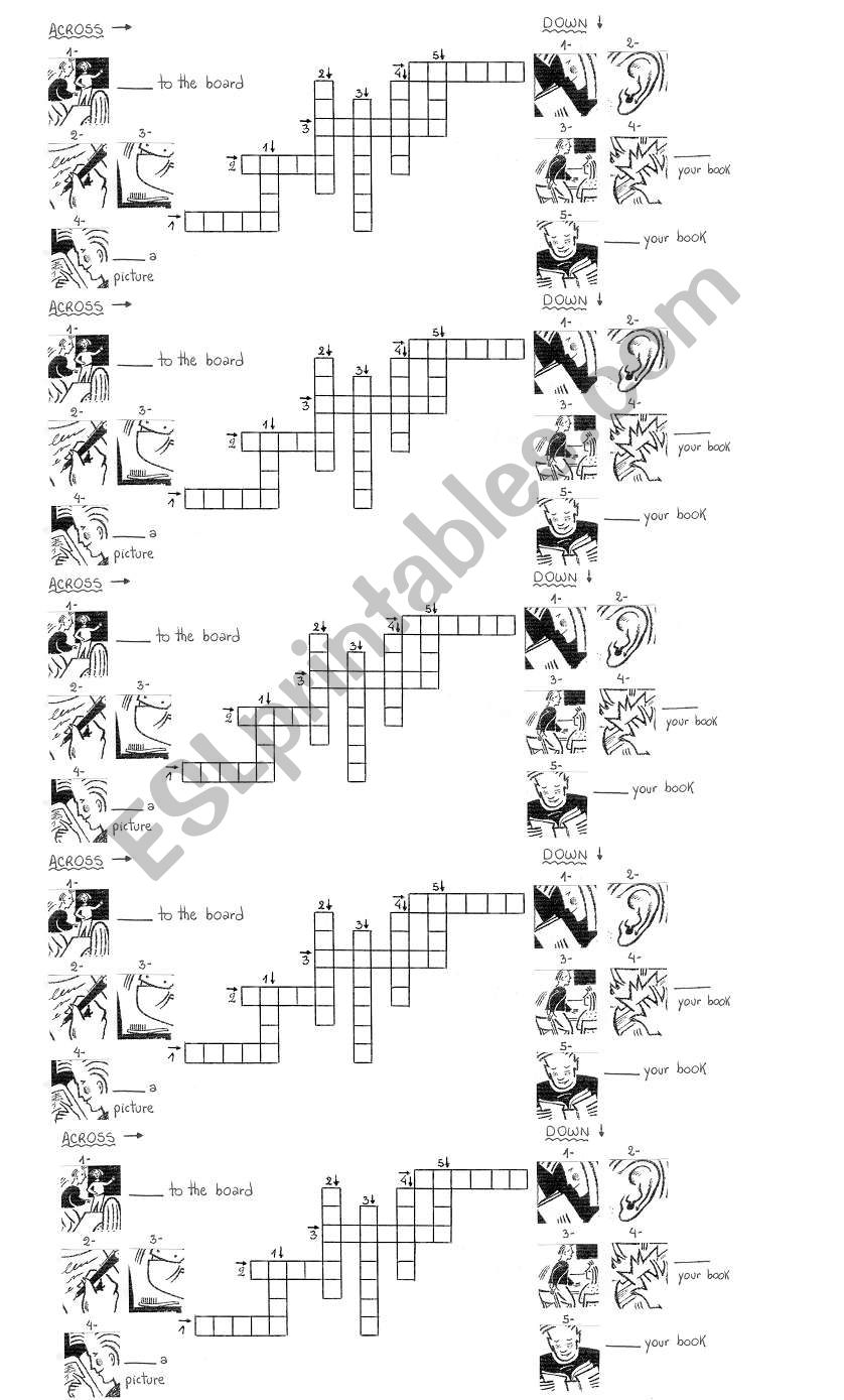 Classroom language worksheet