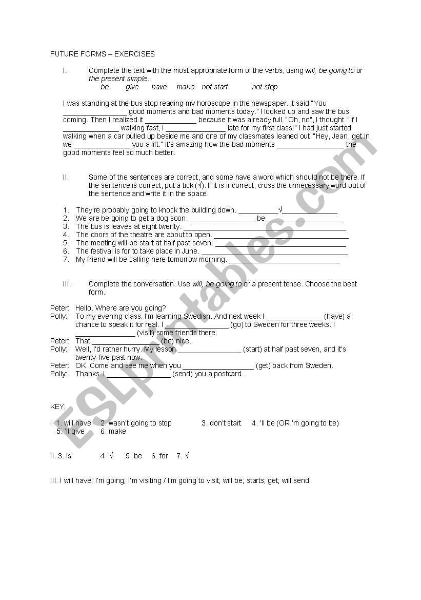 FUTURE_FORMS_EXERCISES worksheet