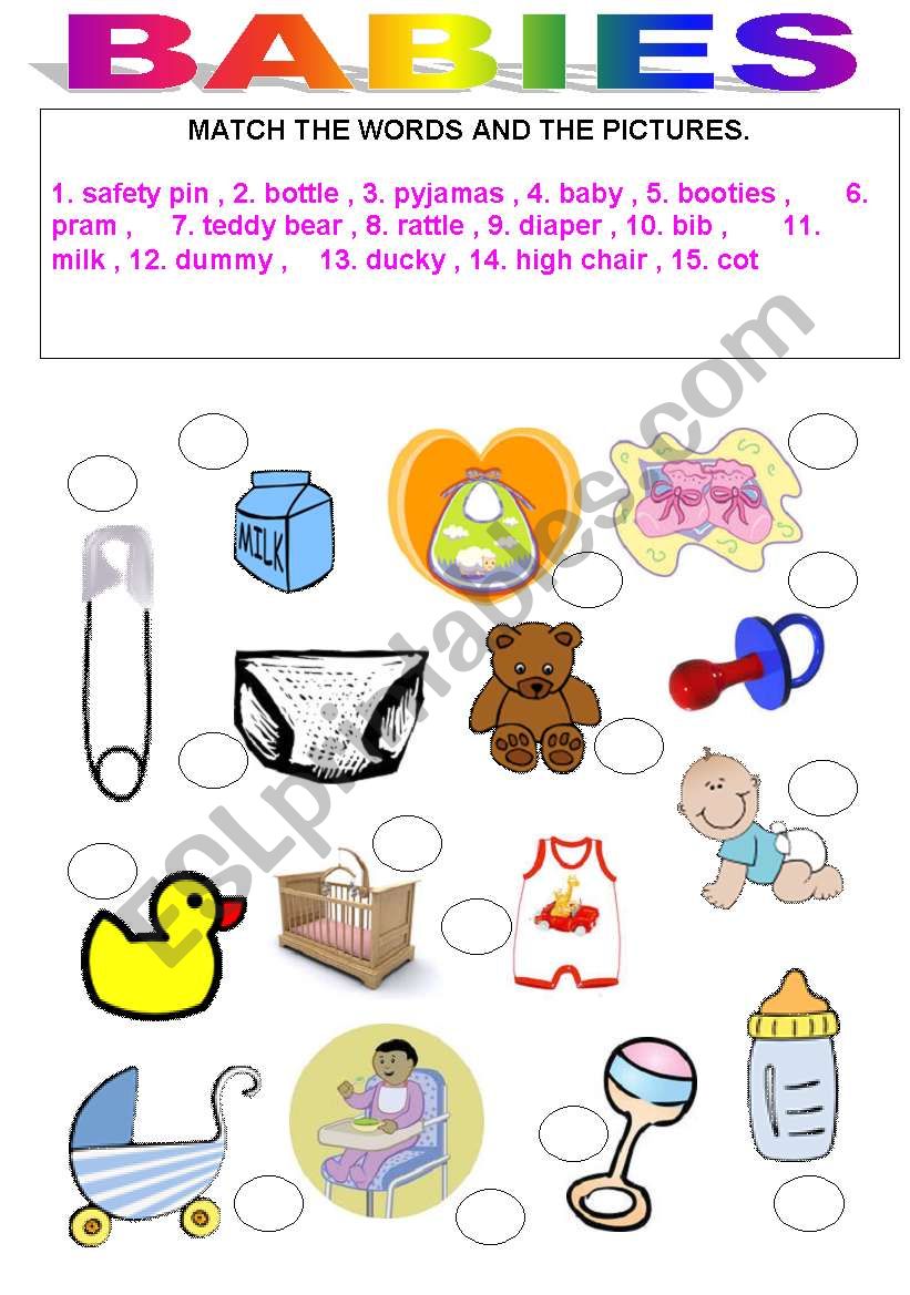 Free Printable Baby Worksheets