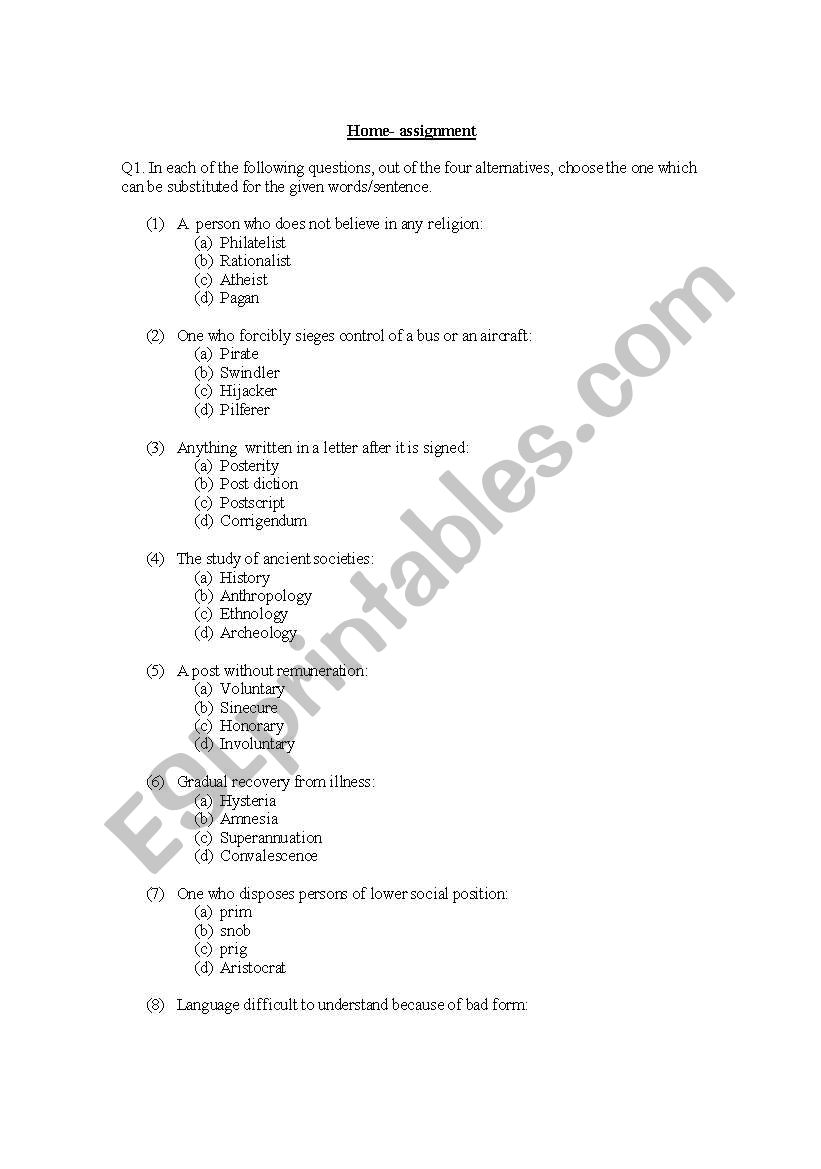 english-worksheets-one-word-substitution