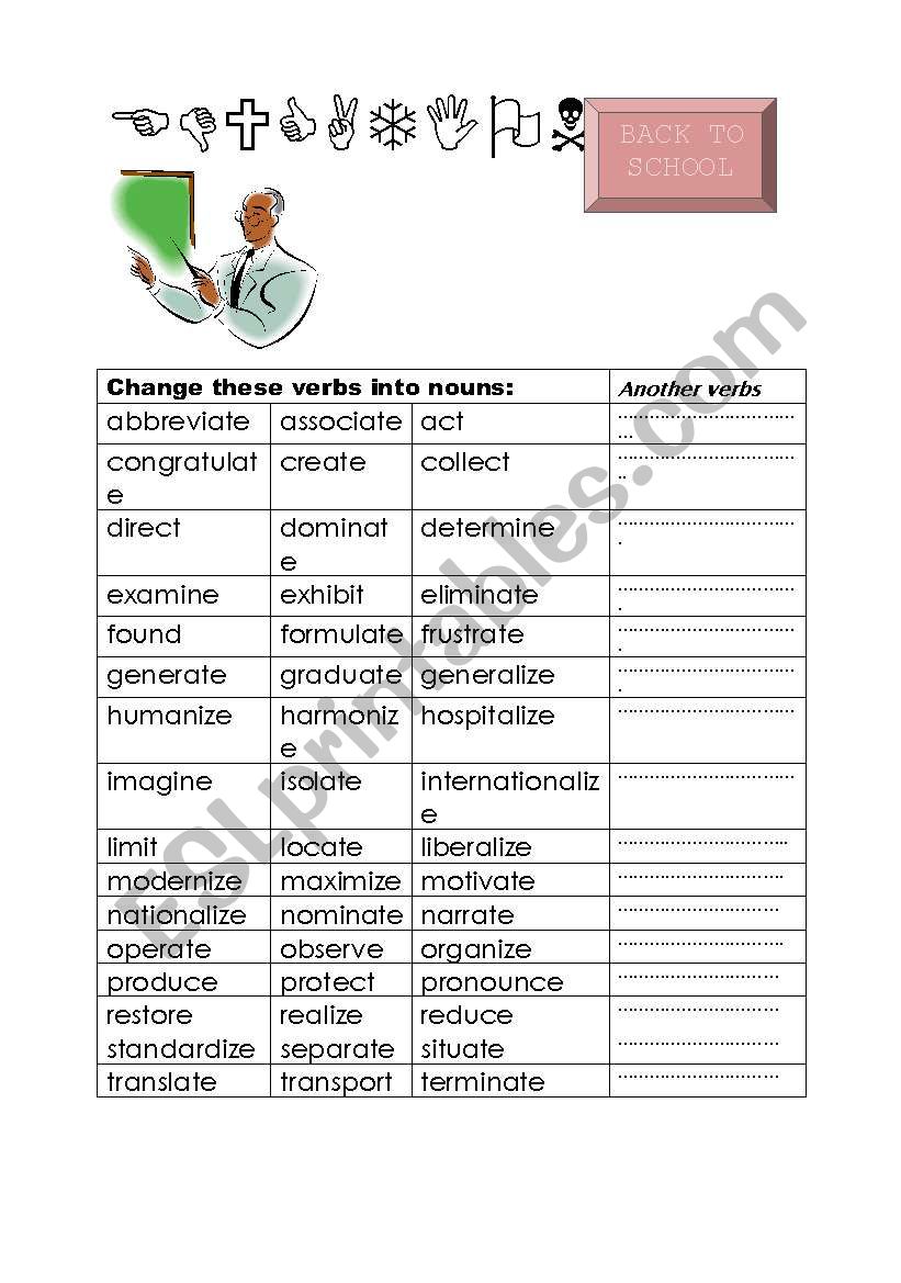 word form  worksheet