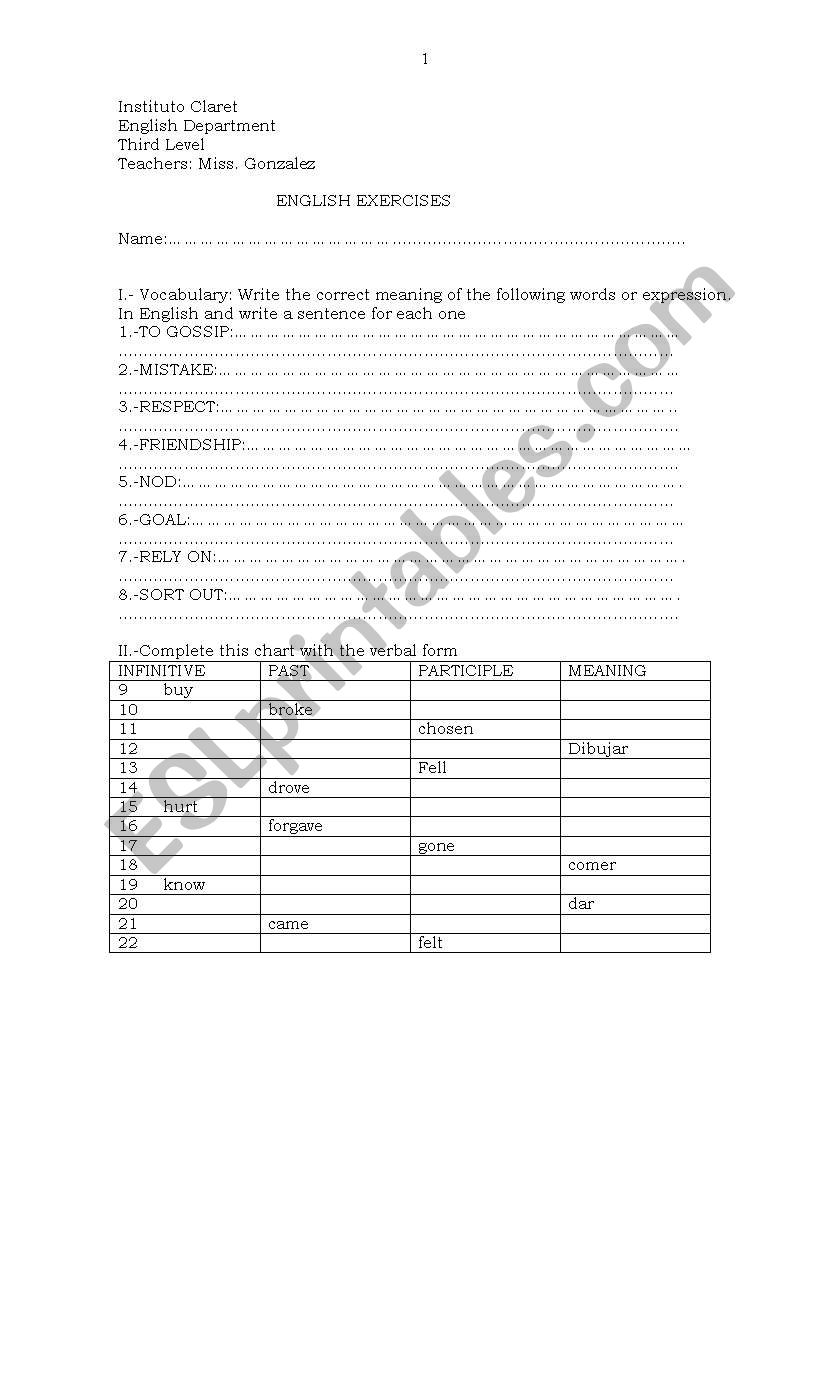 vocabulary practice worksheet