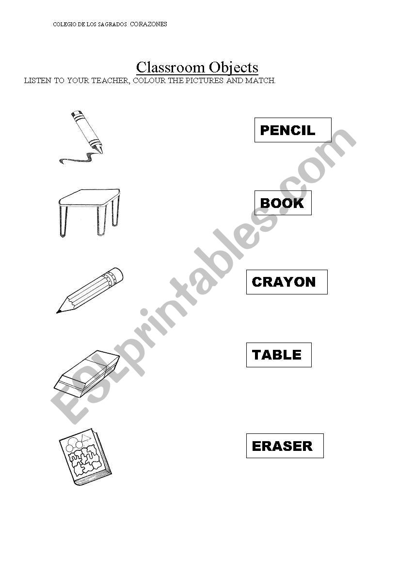 english-worksheets-classroom-objects