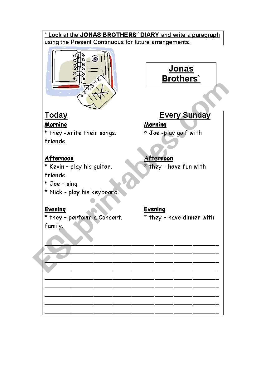 jonas assignment sheet