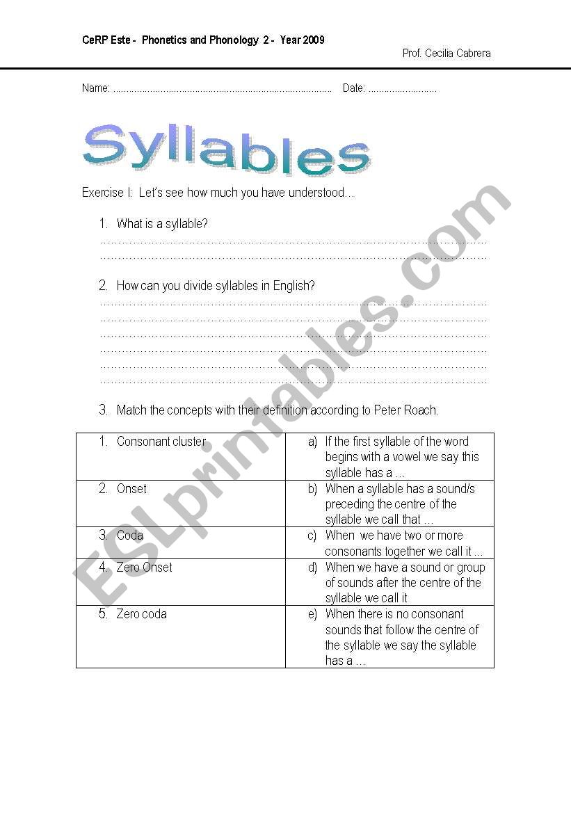 phonetics and phonology test worksheet