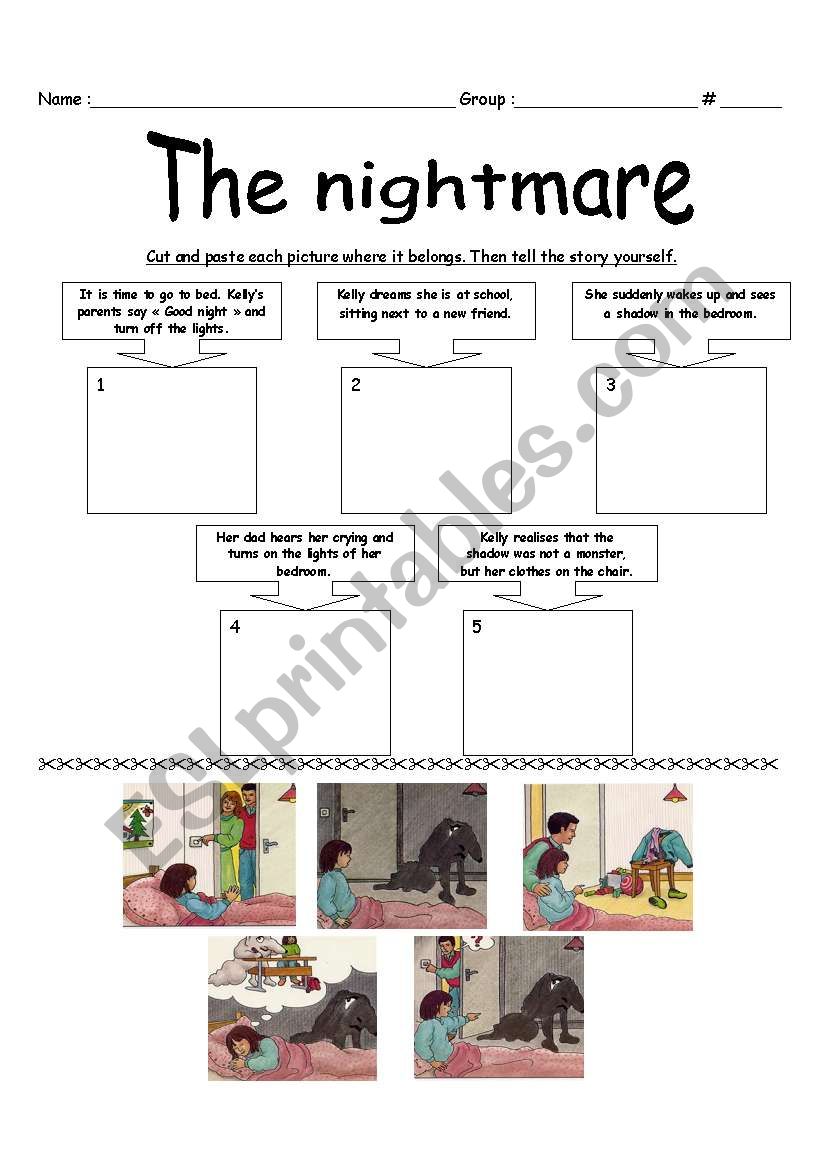 The Nightmare ESL Worksheet By Doumie