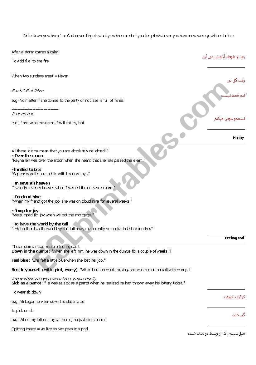 quotes worksheet