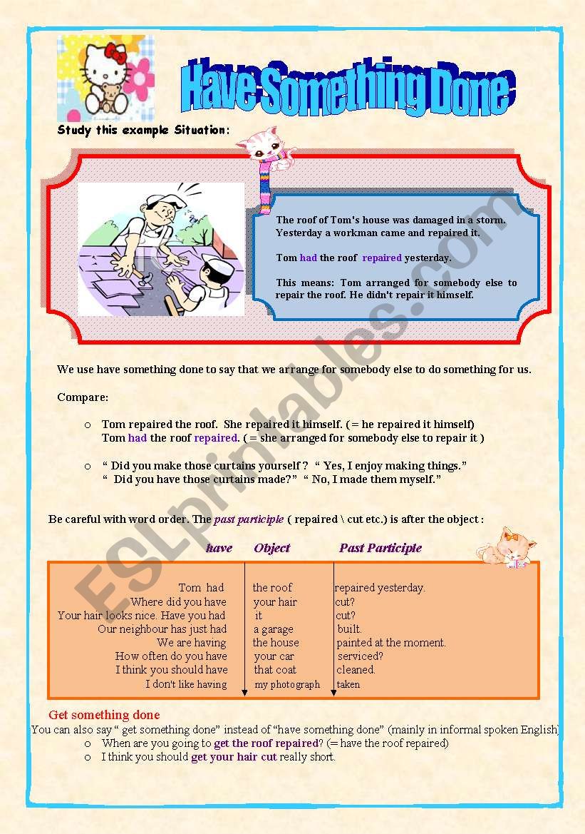 CAUSATIVE I HOPE U LIKE IT - ESL worksheet by .zerrin.