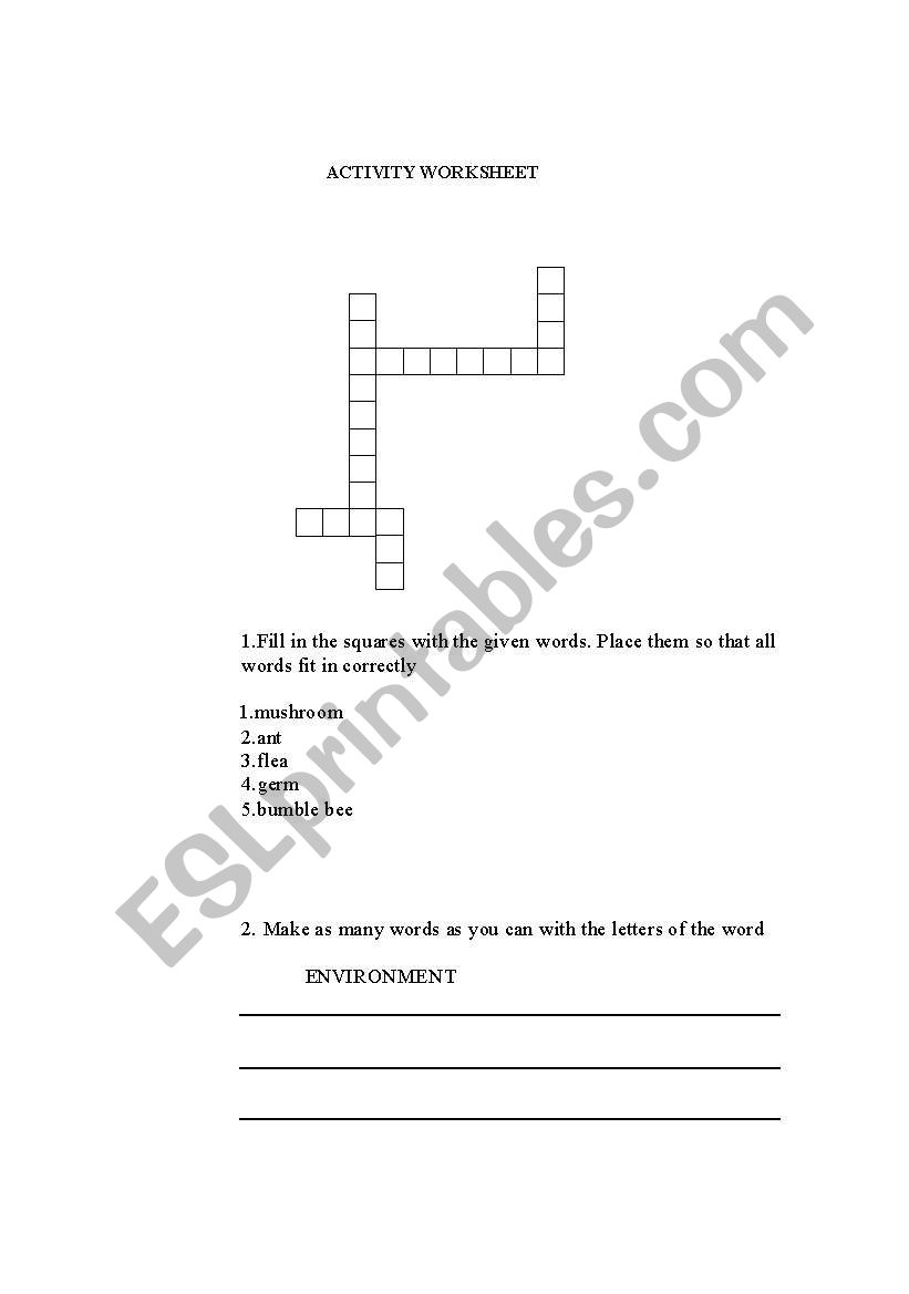 Thinking Skill Worksheet worksheet