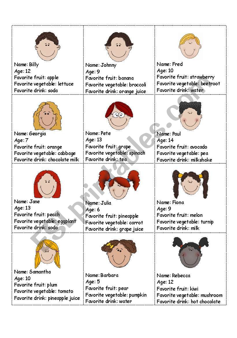 What´s your favorite...? - ESL worksheet by luoliveira