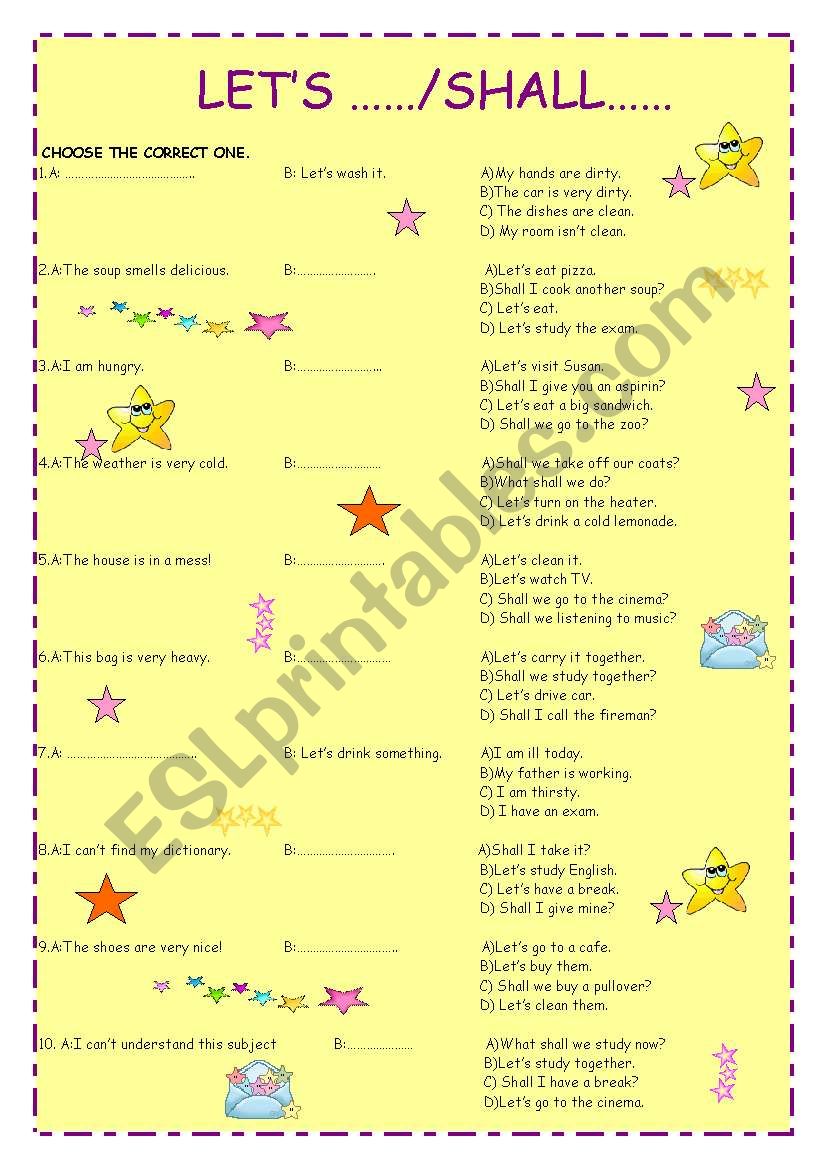 english-worksheets-let-s-shall