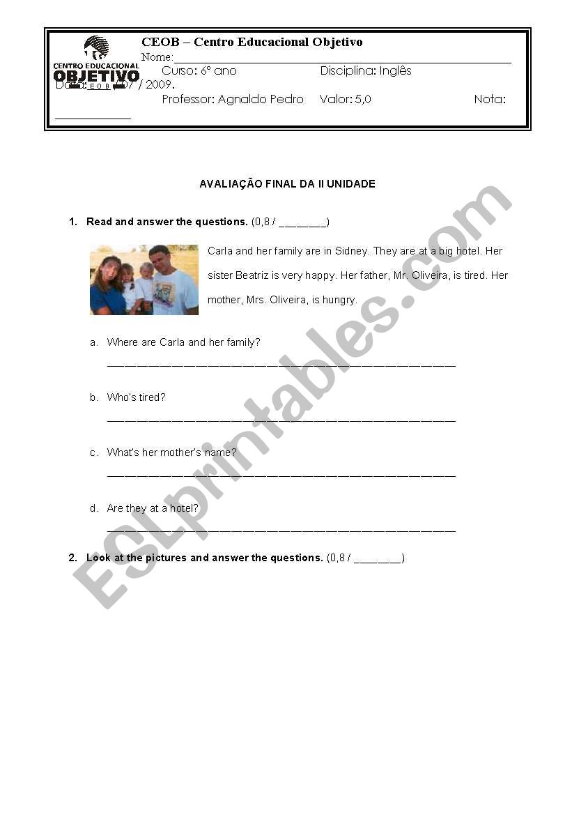 Test worksheet