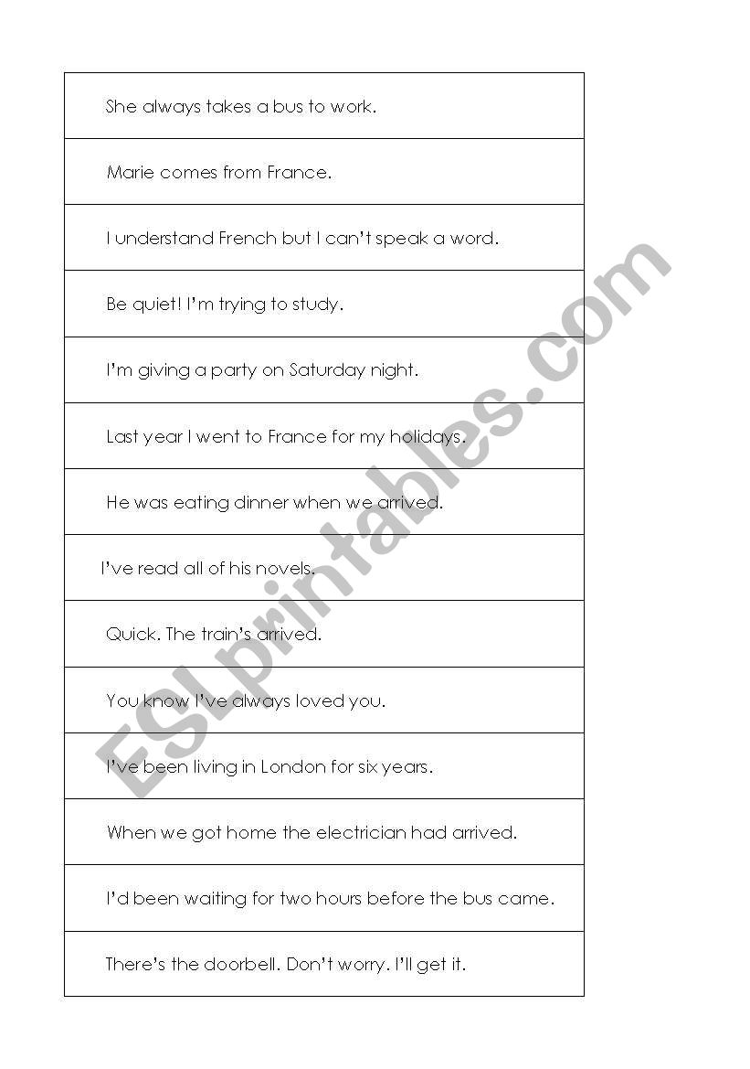 Langauge Analysis (2 of 3) worksheet