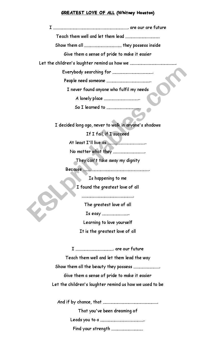 listenig worksheet