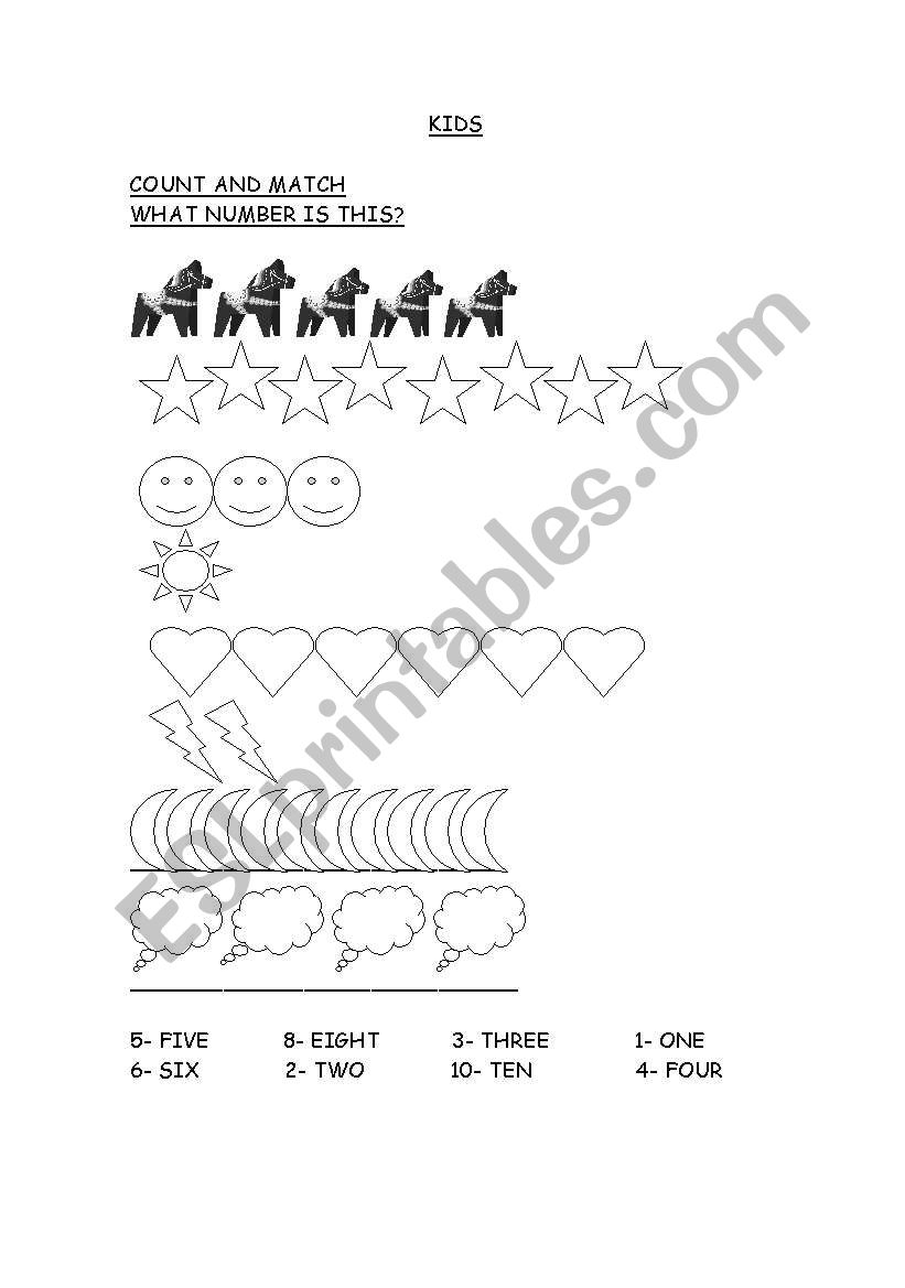 playing with numbers worksheet
