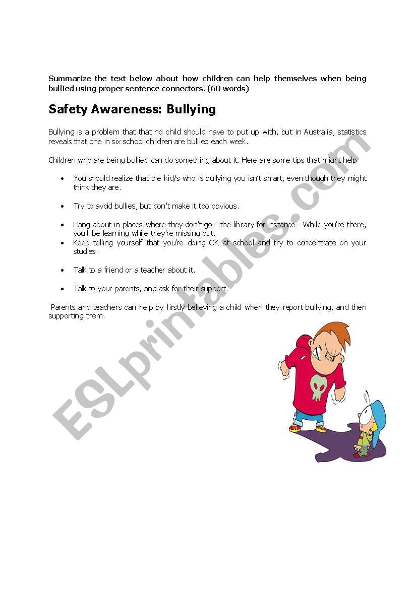 safety awareness worksheet