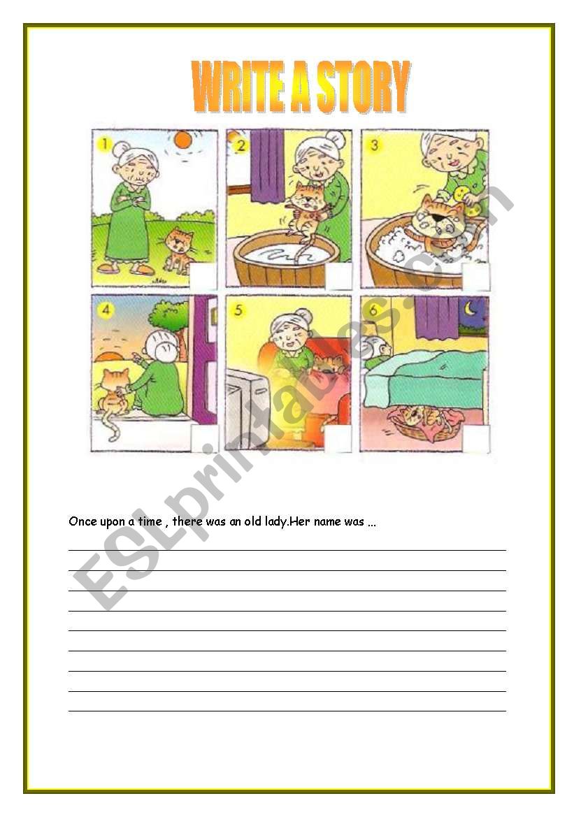 Story Writing ESL Worksheet By T rk 