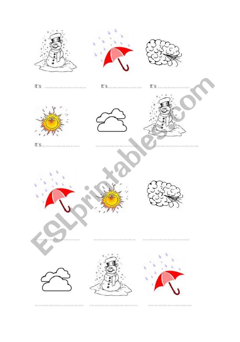 weather worksheet