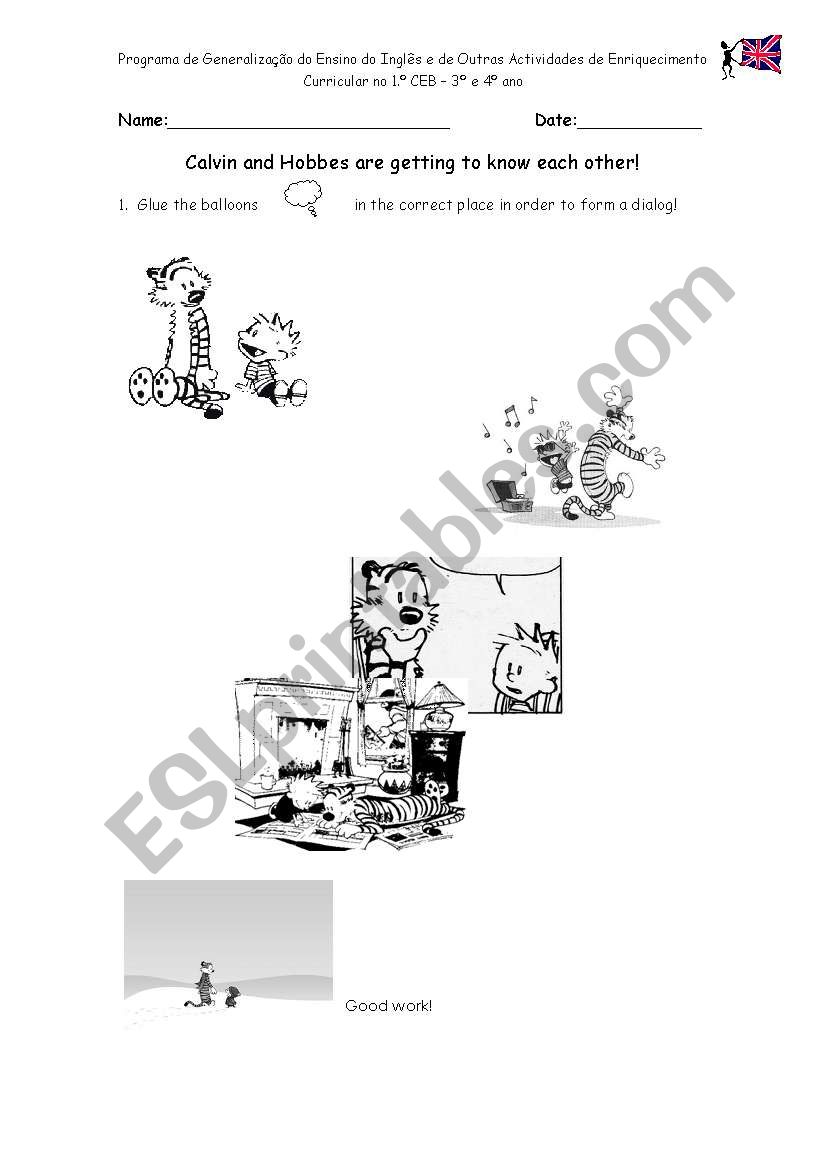 Cartoons 3 worksheet