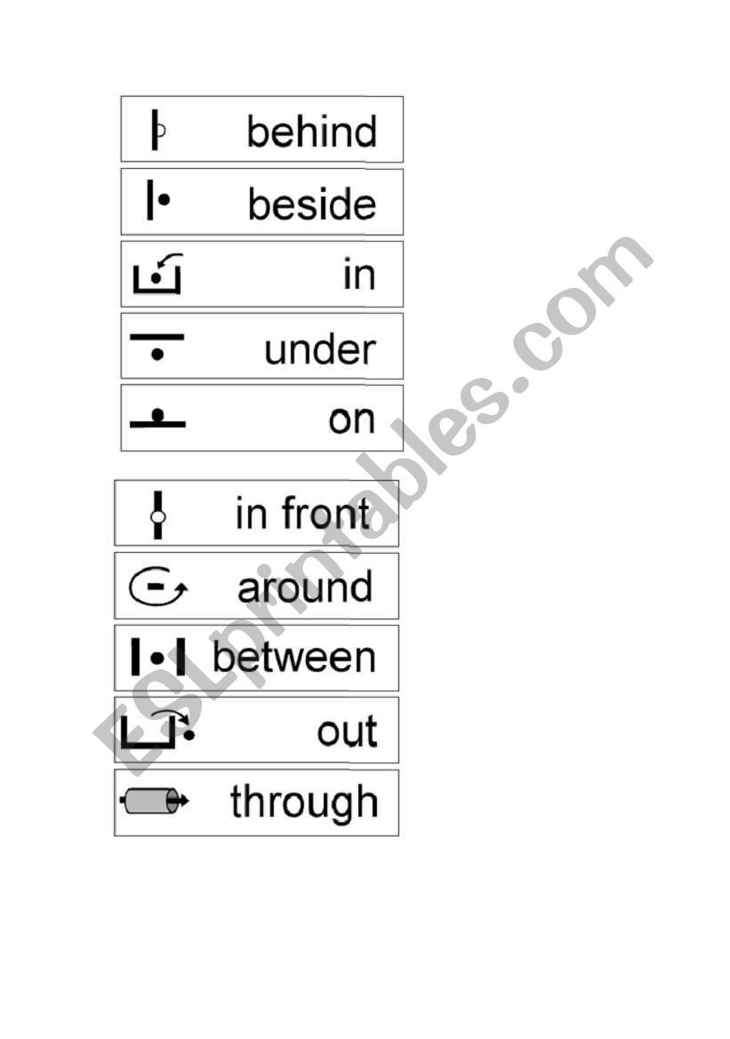 prepositions worksheet