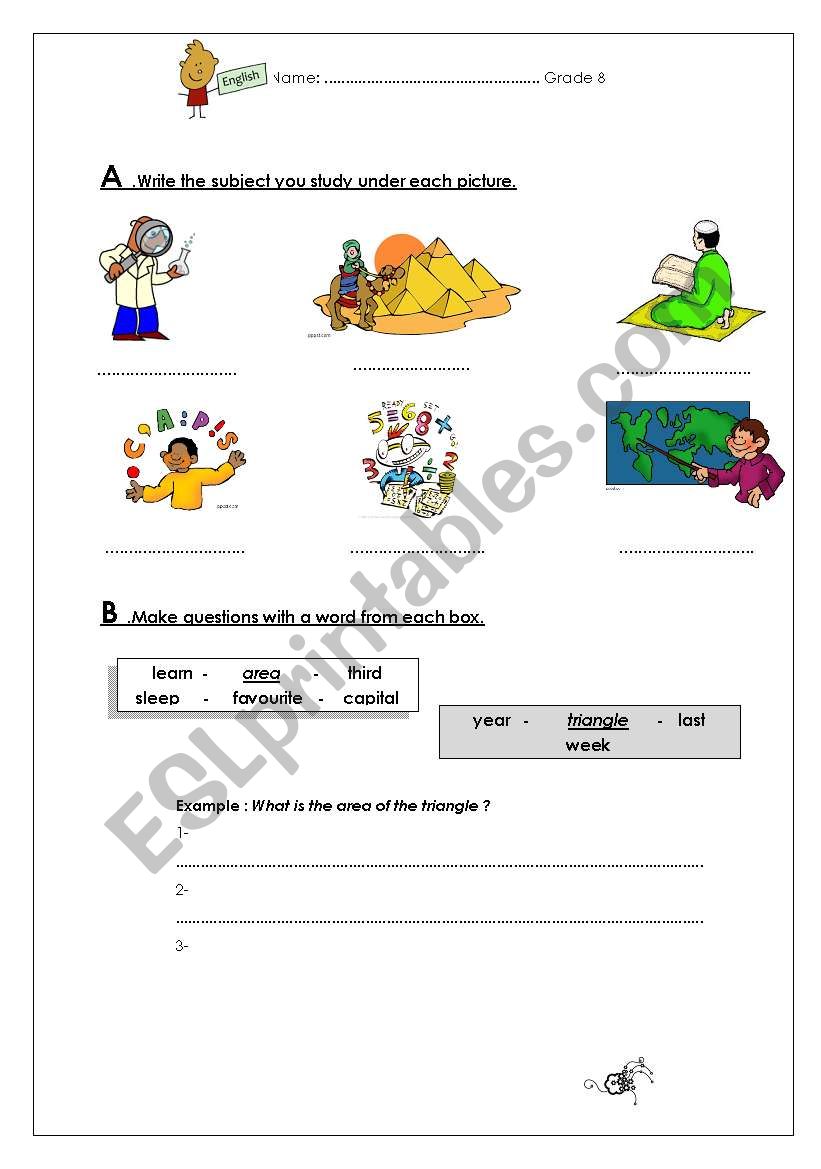 enrich vocabulary worksheet