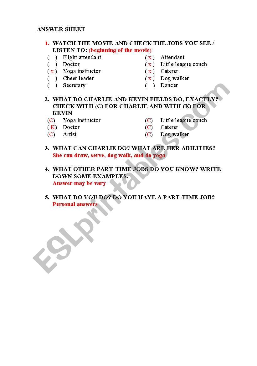 Video Activity - Monster-in-law - ESL worksheet by Sarah.Br