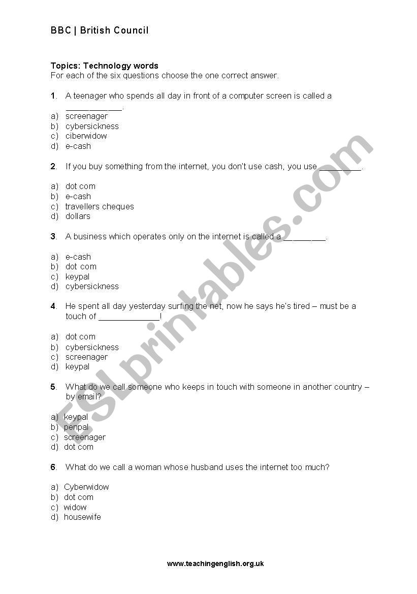 the technical issue worksheet