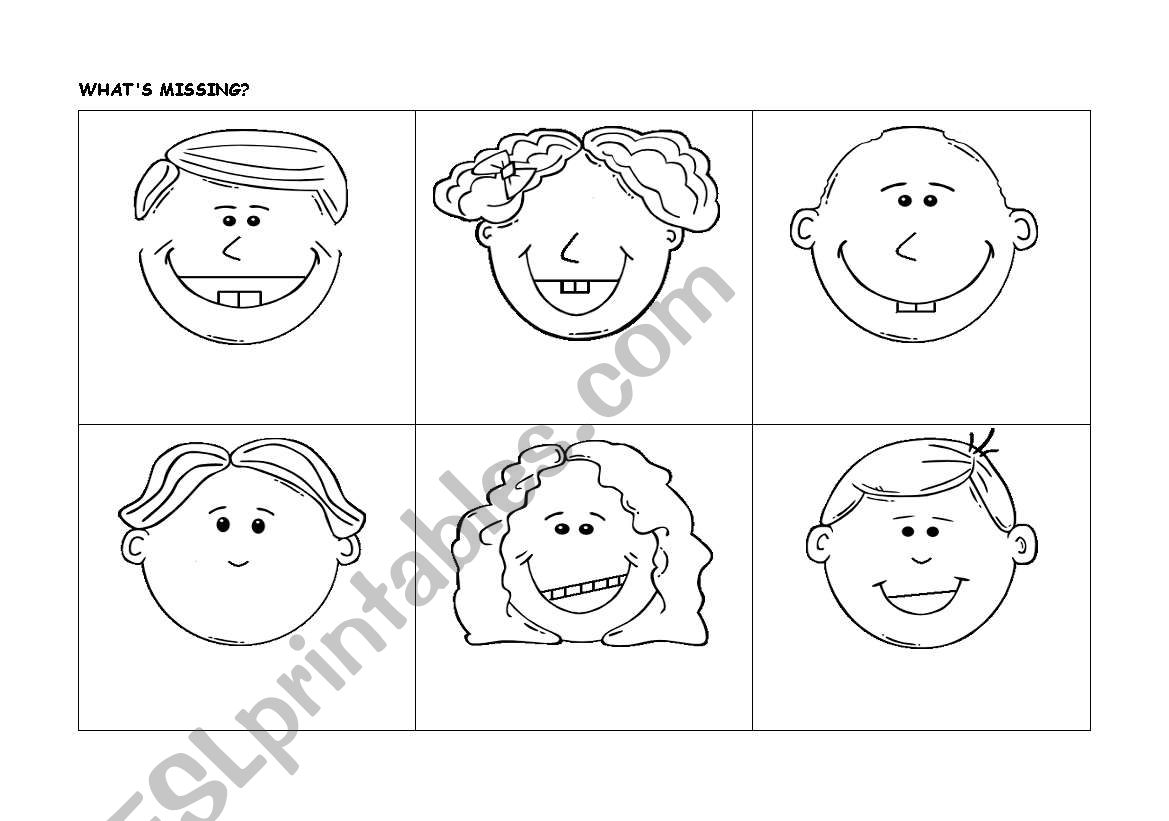 What´s missing? - ESL worksheet by son84