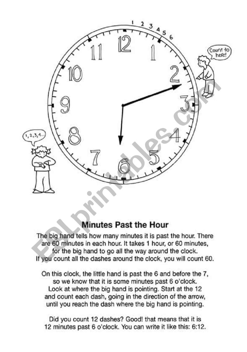 Telling Time worksheet