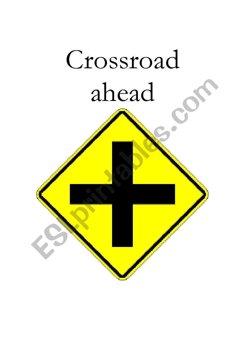 trafic signs worksheet