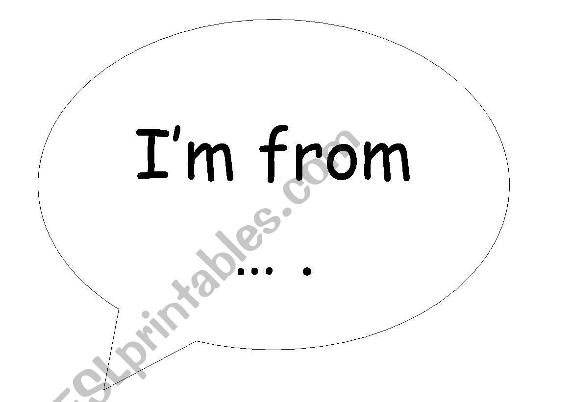 speech bubble for your classroom