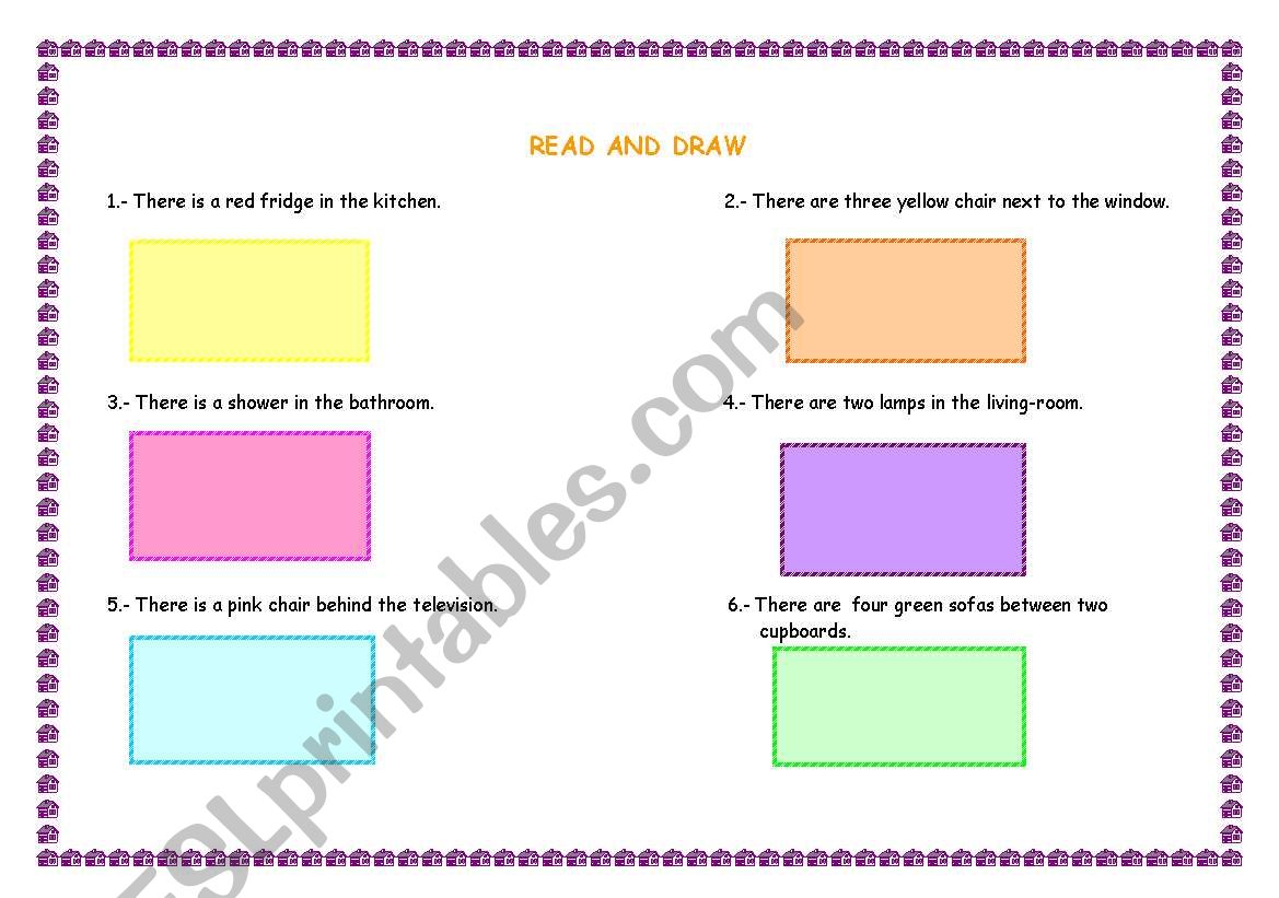 read and draw worksheet