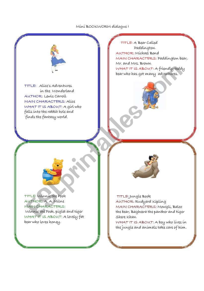 bookworm speaking cards (1 of 3)