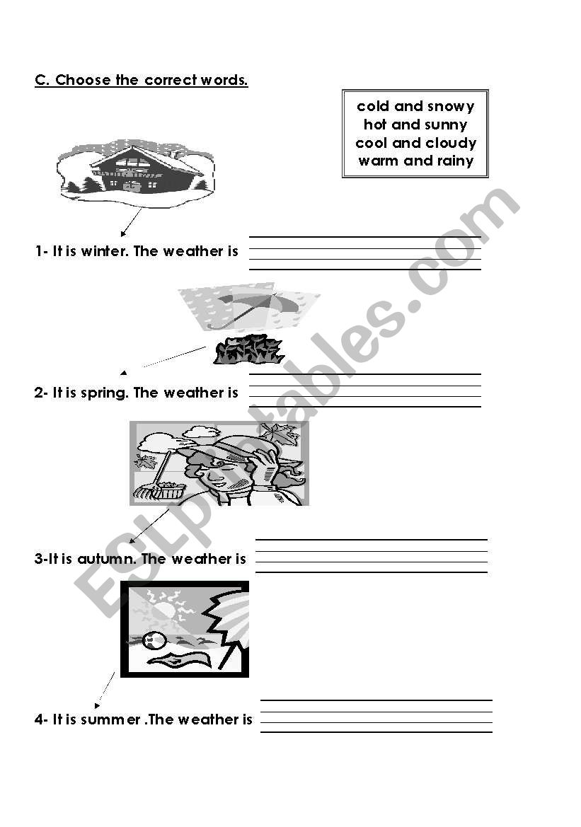 The weather worksheet