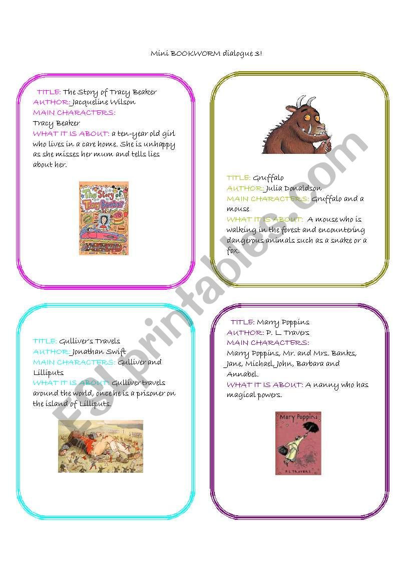 bookworm speaking cards (3 of 3)