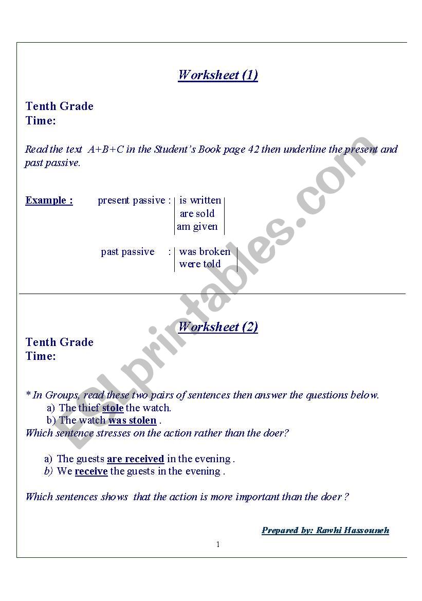 english worksheet  worksheet