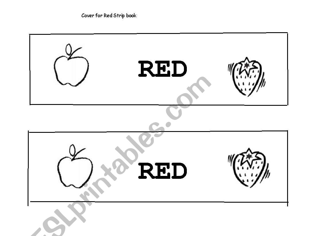 RED Strip Booklet worksheet