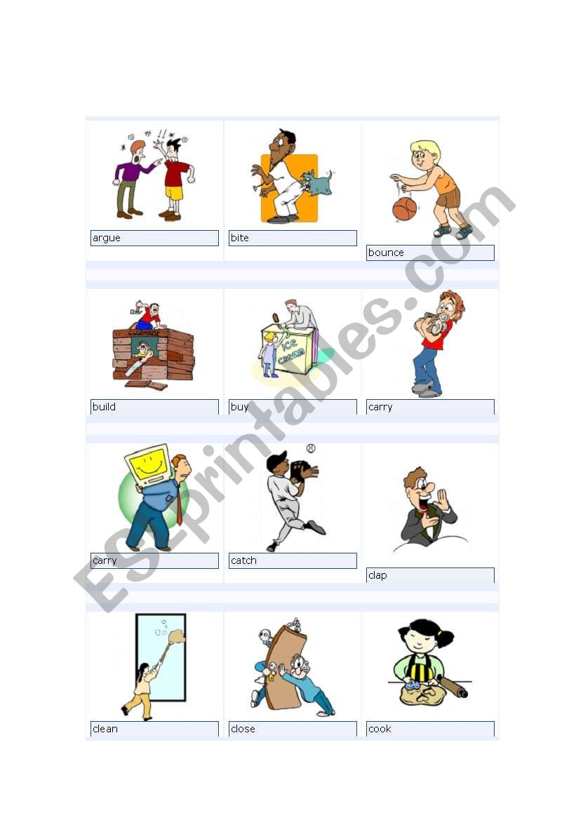 verbs worksheet