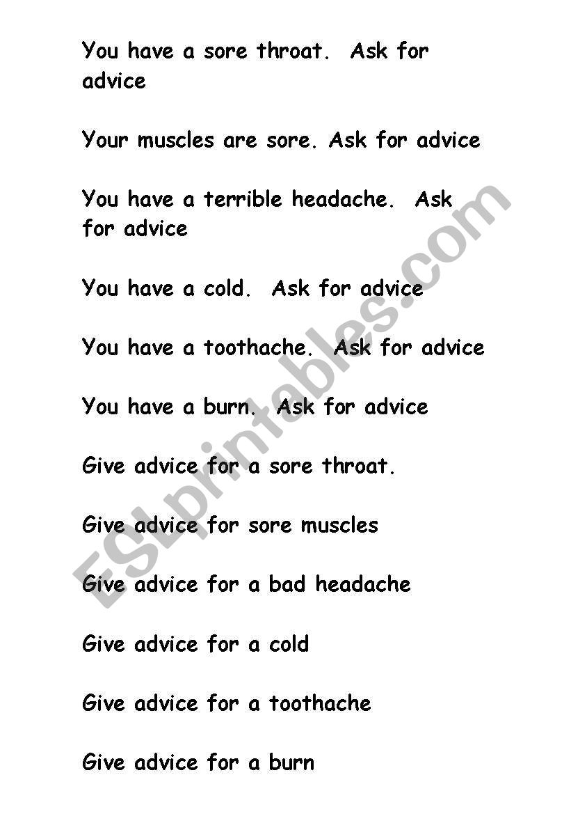 health problems /oral practice