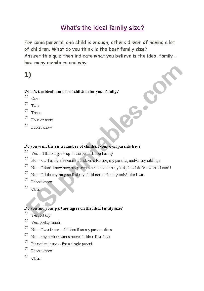 english-worksheets-what-s-the-ideal-family