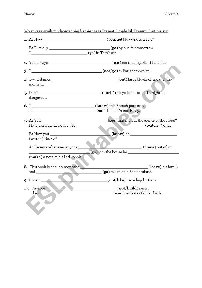 Test worksheet