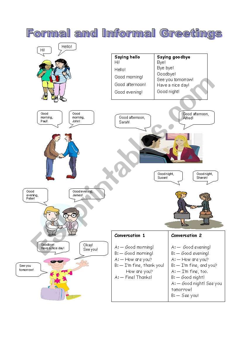 formal-and-informal-greetings-esl-worksheet-by-teachercarine