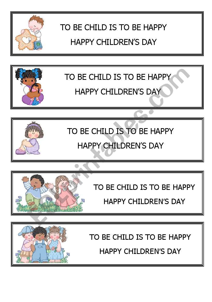 children´s day - ESL worksheet by Hioara