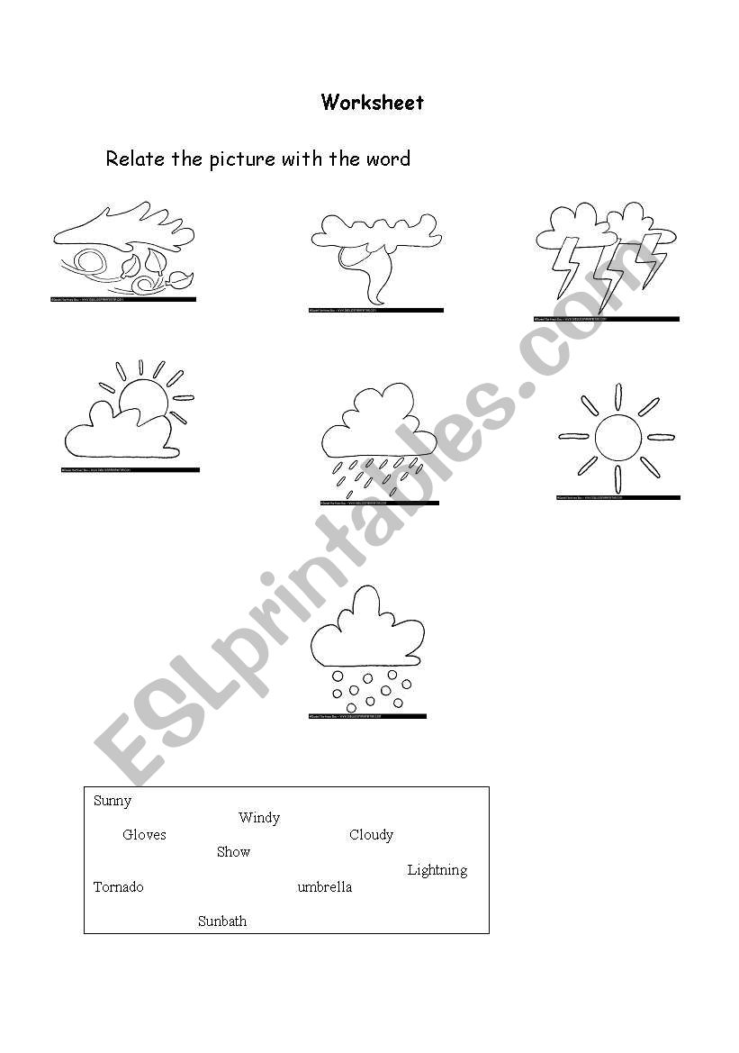 weather worksheet