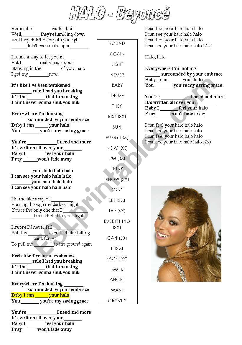 meaning of halo beyonce